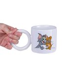 Süblimasyon Beyaz Halka Kulplu Porselen Kupa Bardak