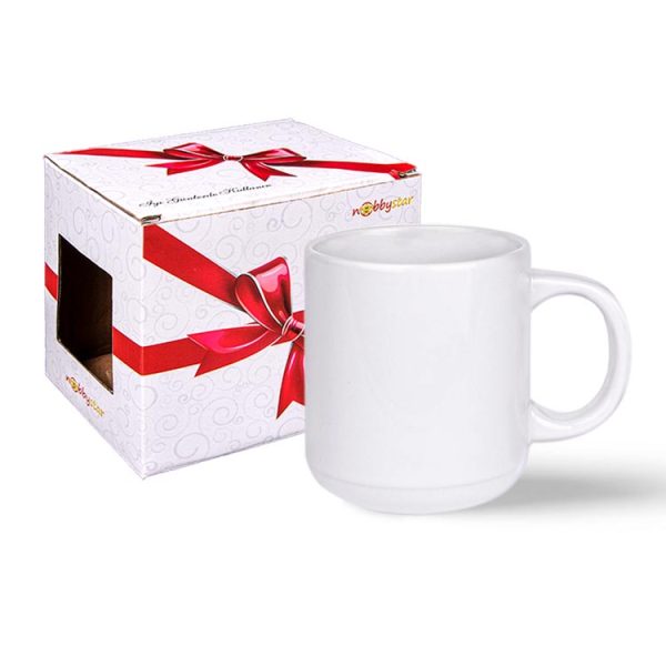 Süblimasyon Beyaz Porselen Kupa Bardak